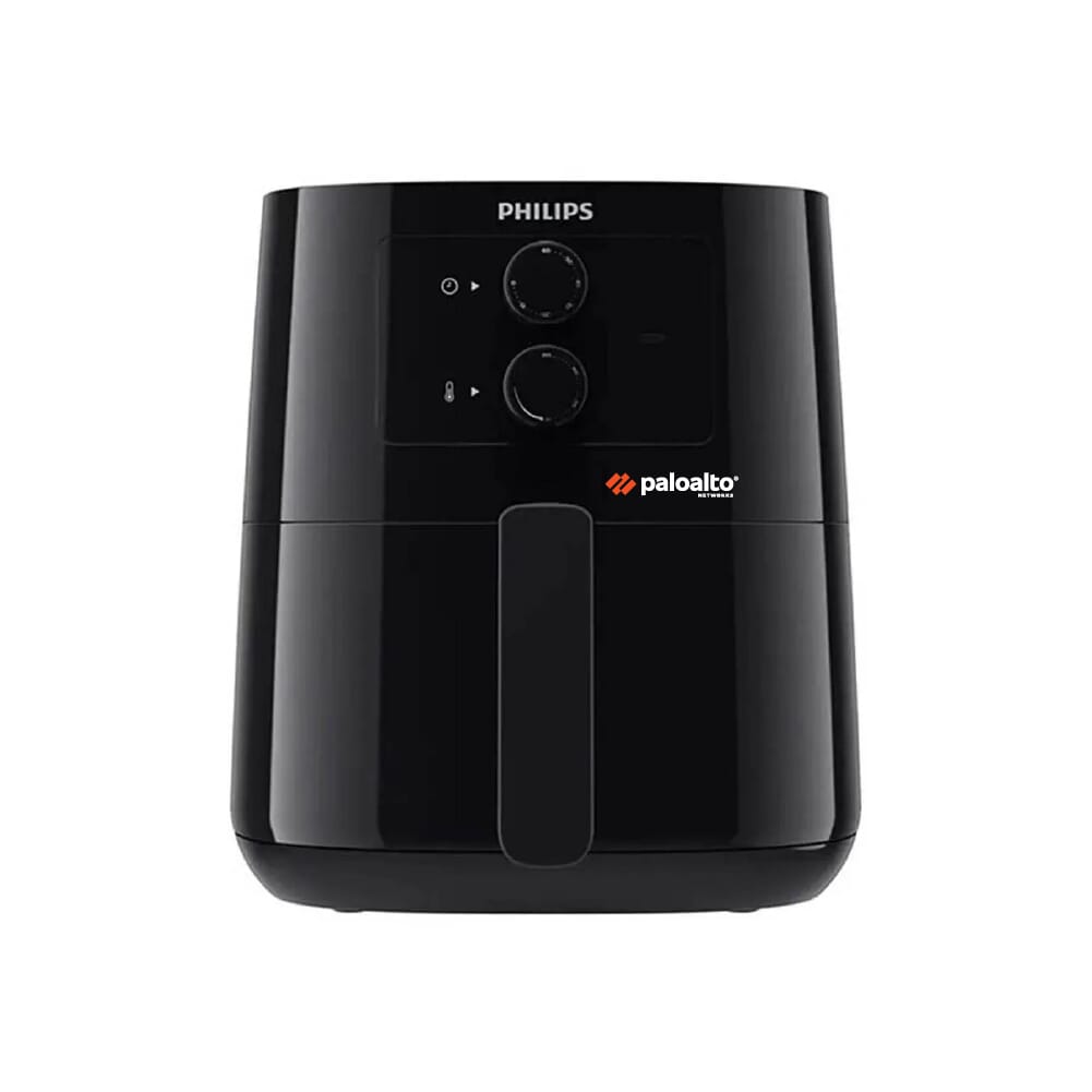 PHILIPS Air Fryer HD9200/90, uses up to 90% less fat, 1400W, 4.1 Liter, with Rapid Air Technology - Black